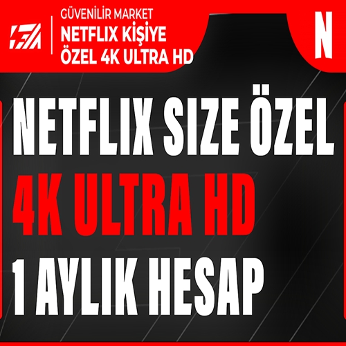  SİZE ÖZEL  Netflix 1 Aylık 4K Ultra HD HATASIZ